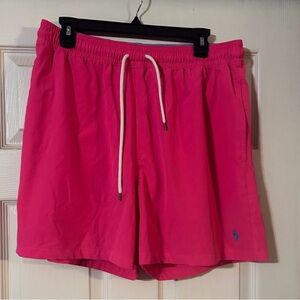Men’s XL POLO Swim Shorts with Blue Logo